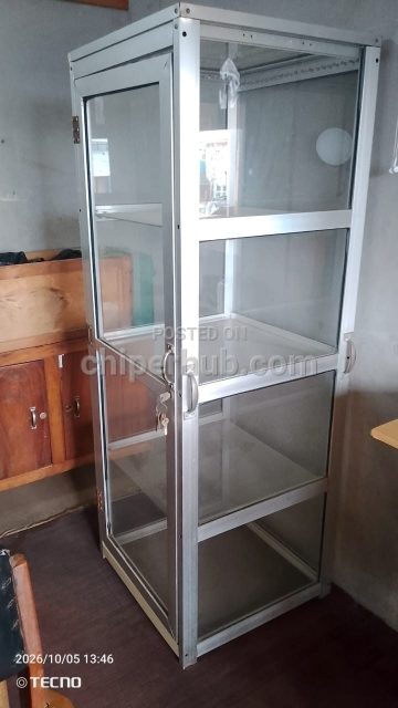 Aluminium & Glass Display Cabinet