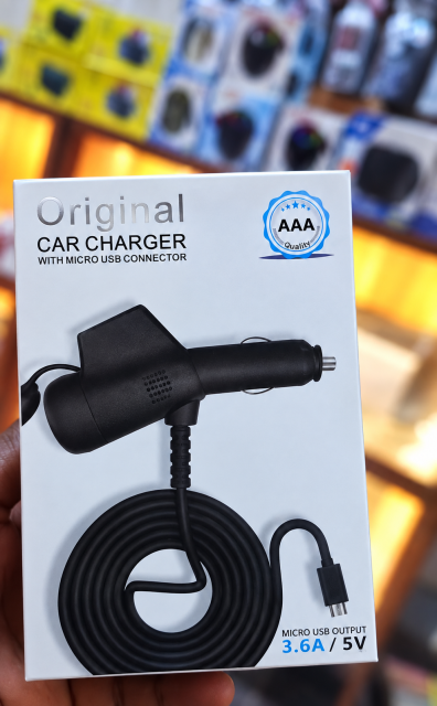 Original 3.6A Car Charger with Micro USB Connector