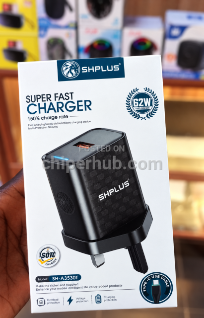 SHPLUS 62W Super Fast Charger (SH-A3530T)