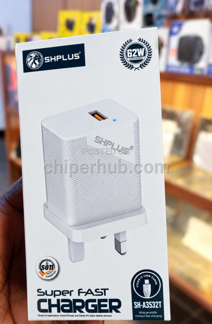 SHPLUS 62W Super Fast Charger (SH-A3532T)