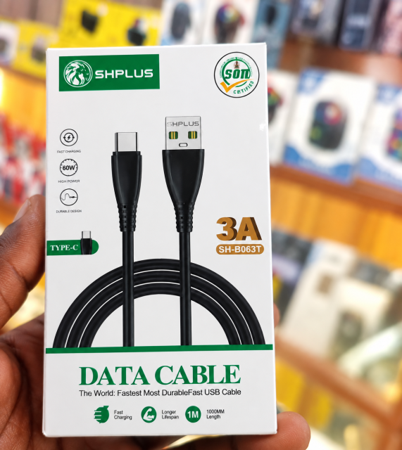 SHPLUS 3A Type-C Data Cable (SH-B062T)
