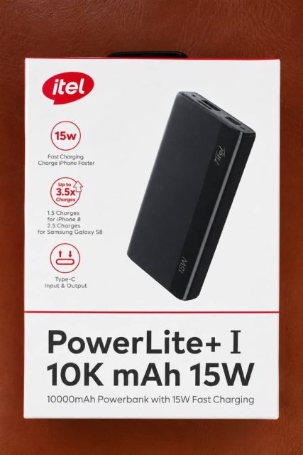 itel PowerLite+ I 10K mAh 15W Power Bank