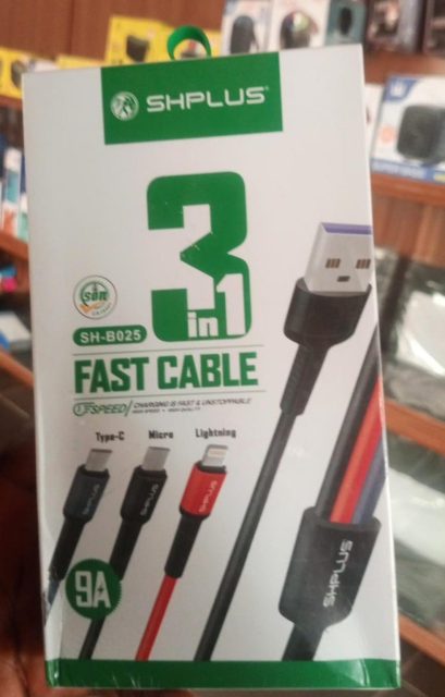 SHplus 3-in-1 (SH-B02) Fast Charging Cable